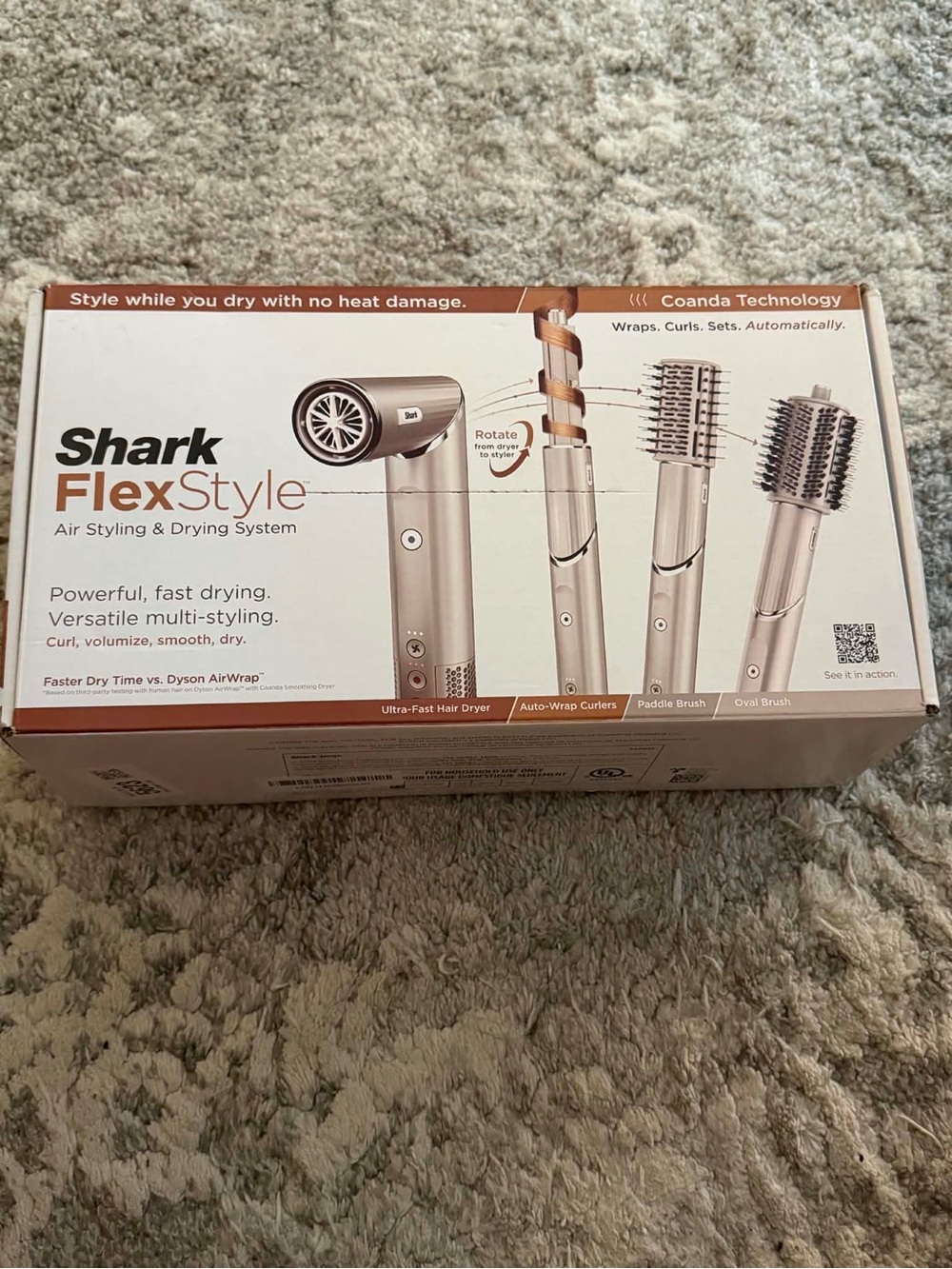 Shark FlexStyle Air Styling & Drying System — Rose Gold